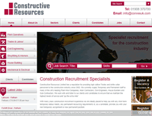 Tablet Screenshot of constructiveresources.com